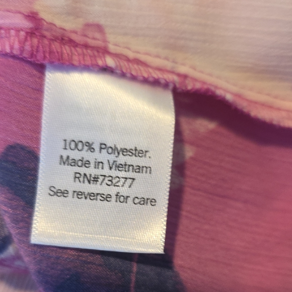 Nine West Pink Tie Front Tank Top NWT Size XXL - Picture 8 of 8
